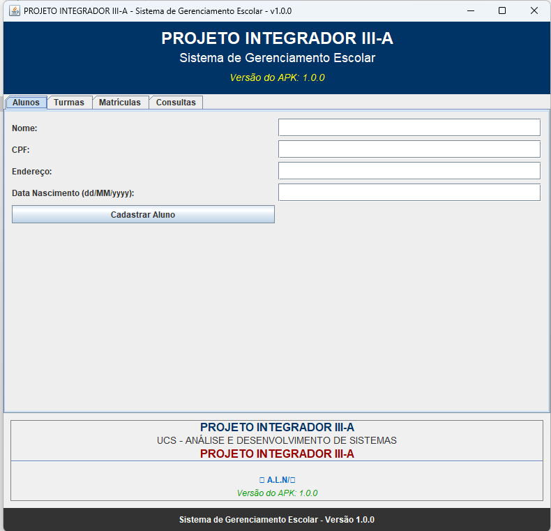 Protótipo SGA